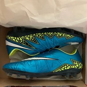 Size 8 brand new Nike Hypervenom Cleats